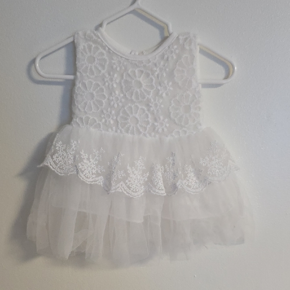 White Lace Baby Dress